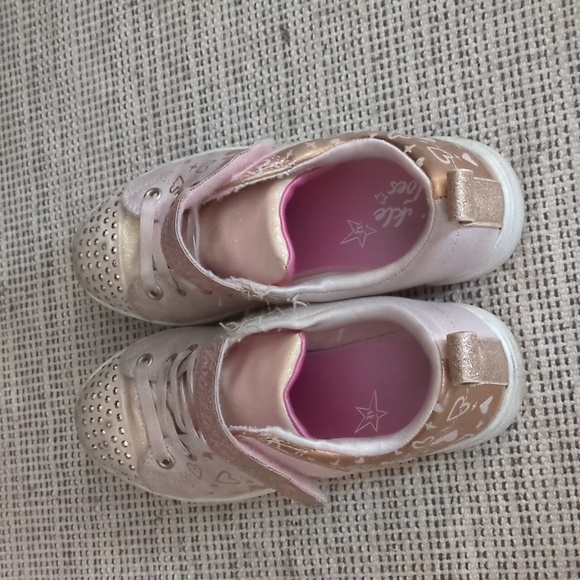 Sketchers Girl's Twinkie Toe Light-up Sneakers - Picture 3 of 5